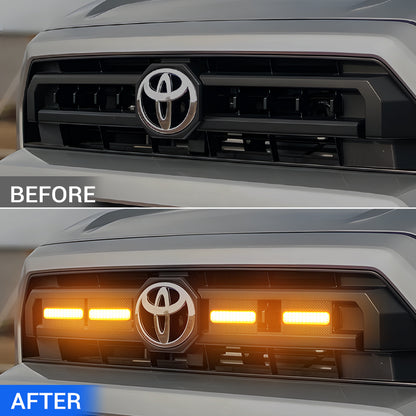 Smoked Amber LED Grille Lights for 2025-2026 Toyota 4Runner SR5
