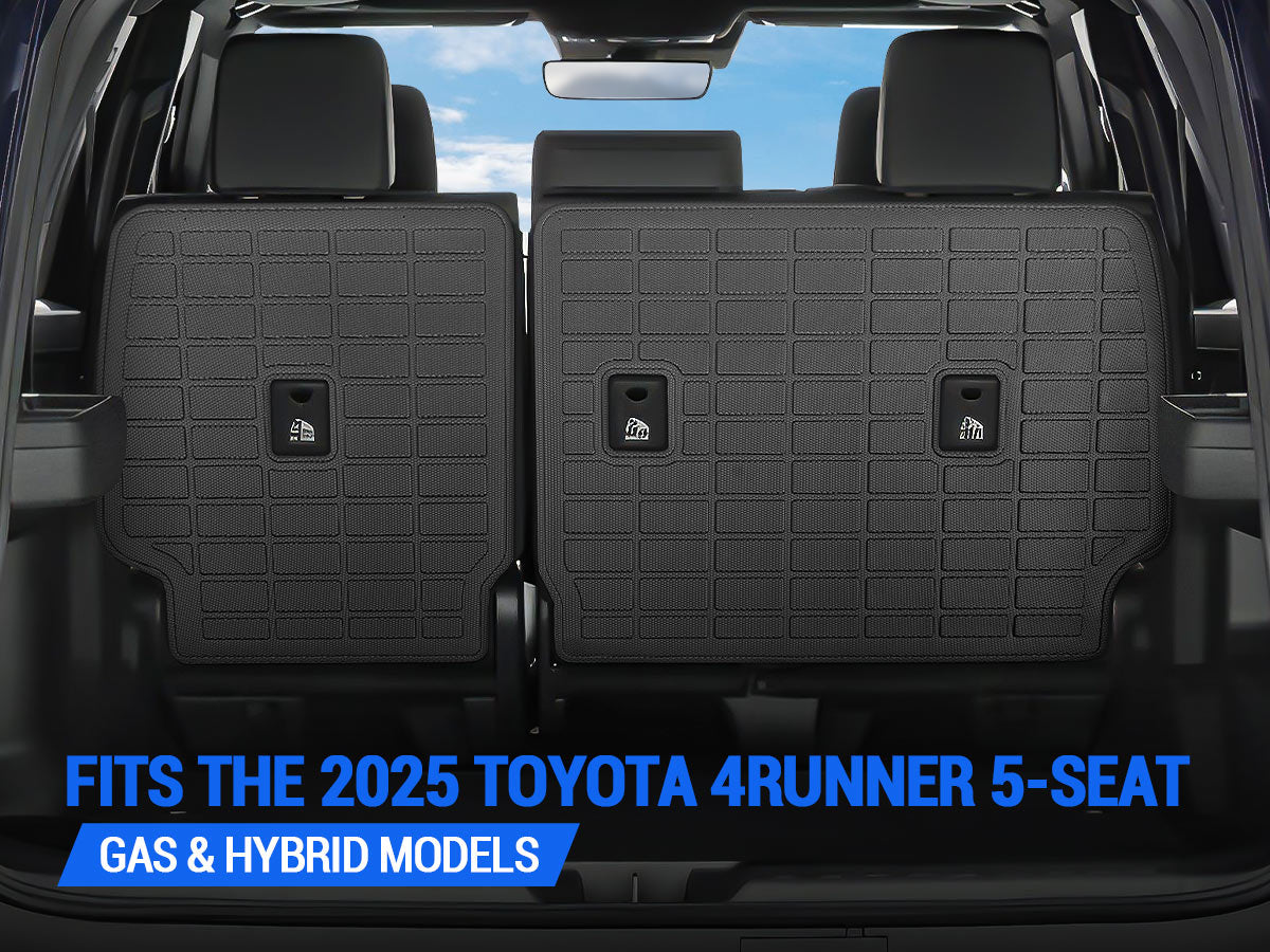 Custom-fit rear seat back protector for 2025 Toyota 4Runner 5-seater gas and hybrid models