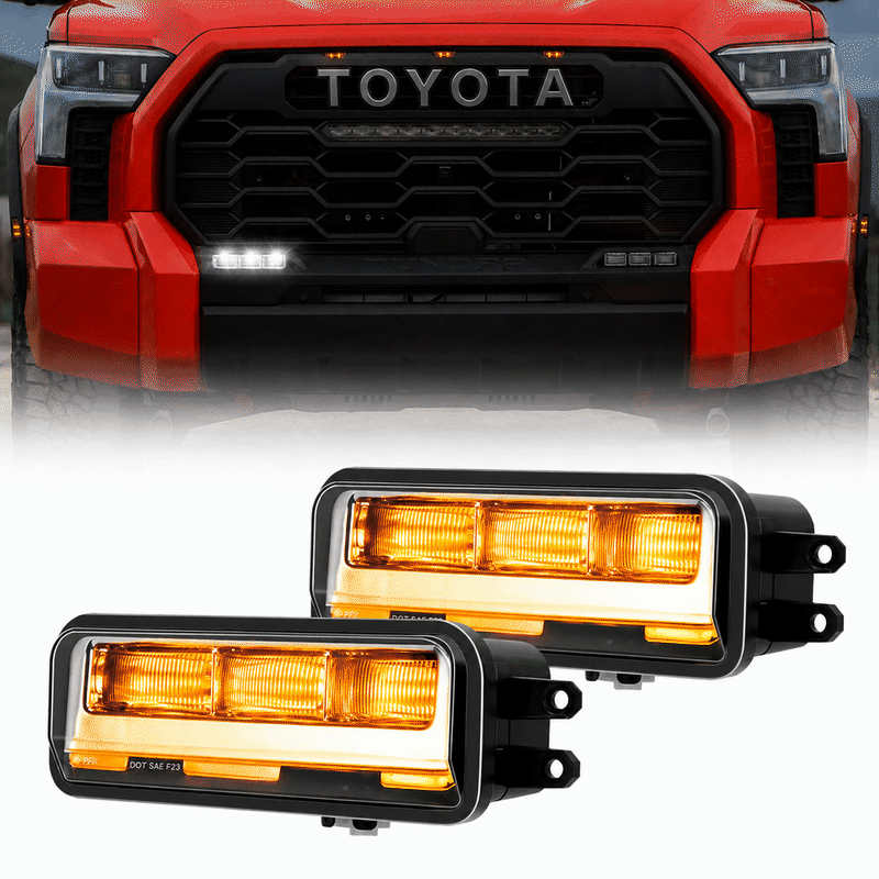 tundra fog light with turn signal