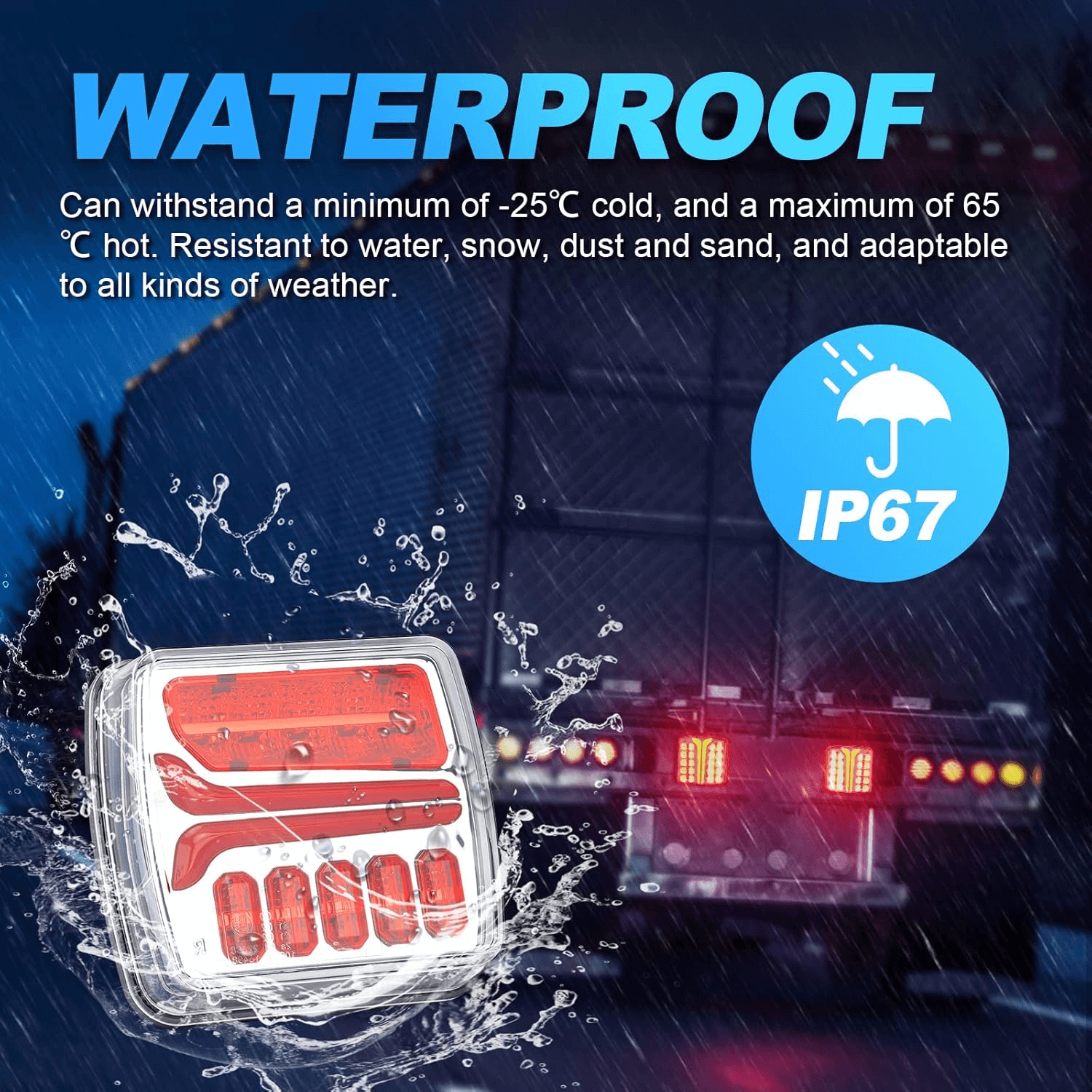 Portable Magnetic LED Trailer Lights Kit – Wireless & Rechargeable
