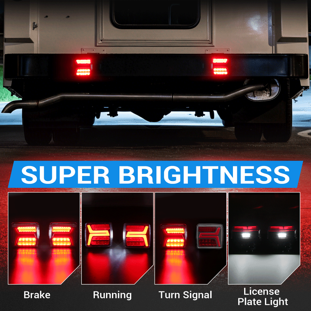 Portable Magnetic LED Trailer Lights Kit – Wireless & Rechargeable