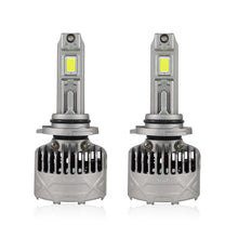 SP Pro Series 130W 9005 13000LM 6000K LED Headlight Bulbs with dual LED chips and advanced cooling system for high-performance vehicle lighting.