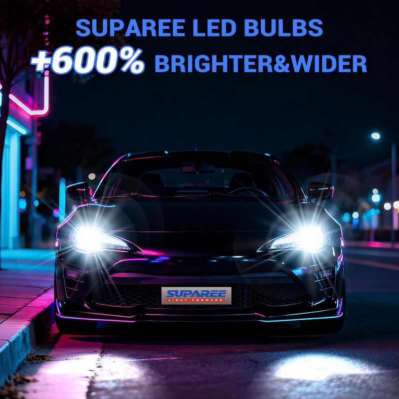 H1 LED Headlight Bulbs Plug and Play 6500K White