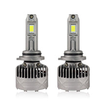 SP Pro Series 130W 9006 13000LM 6000K LED Headlight Bulbs with dual LED chips and built-in cooling fans for enhanced vehicle lighting performance.
