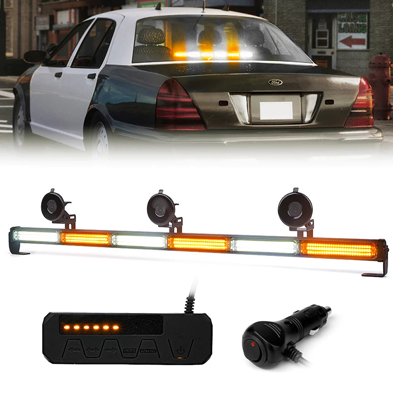 35" LED Traffic Advisor Strobe Light Bar