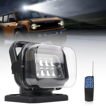 Magnetic LED Remote Control Spotlight with Battery & Reset