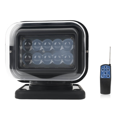 Magnetic LED Remote Control Spotlight with Battery & Reset