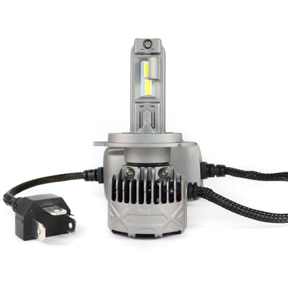 SP Pro Series 130W H4 13000LM 6000K LED Headlight Bulb with dual LED chips and cooling fan for enhanced night driving visibility and performance.