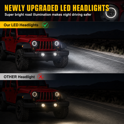 Comparison of Jeep Wrangler Headlights