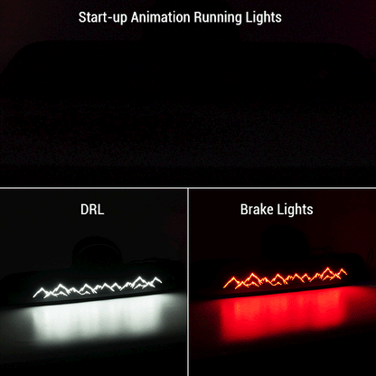 LED Tail Lights 3rd Brake Stop Light for 2013-2022 Toyota 4Runner