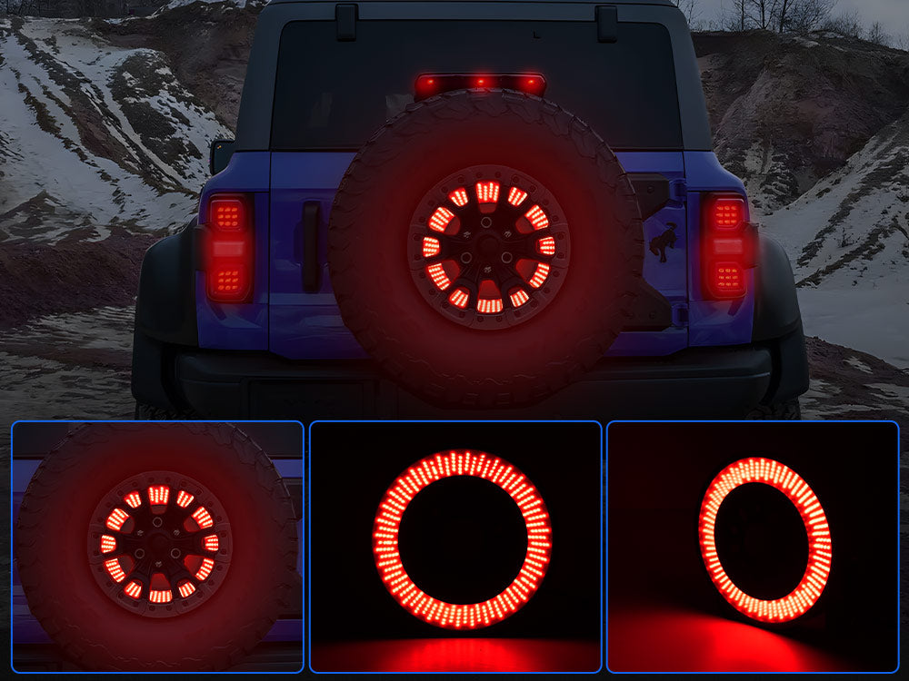 spare tire led brake light