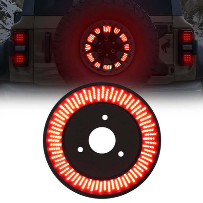 bronco spare tire brake light