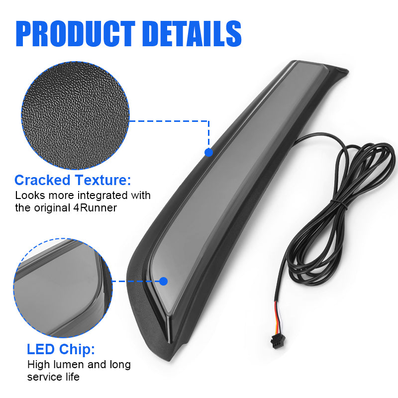 Brake Lights with Sequential Turn Signal for 2010-2024 Toyota 4Runner