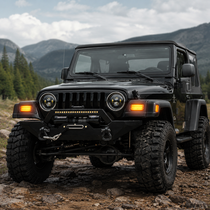 For 1997-2006 Jeep Wrangler TJ LED Front Fender Side Marker Lights
