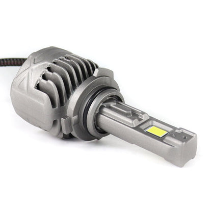 SP Pro Series 130W 9006 13000LM 6000K LED Headlight Bulb with durable heat sink and compact design for high-performance vehicle lighting upgrades.