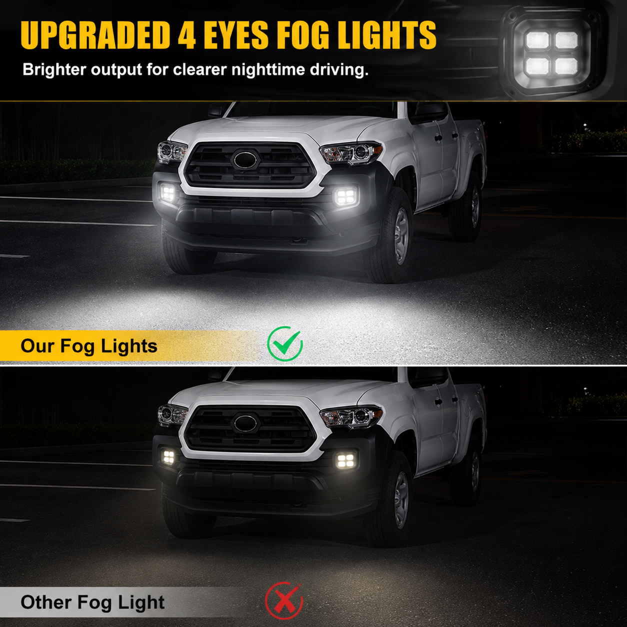 toyota tacoma led fog lights