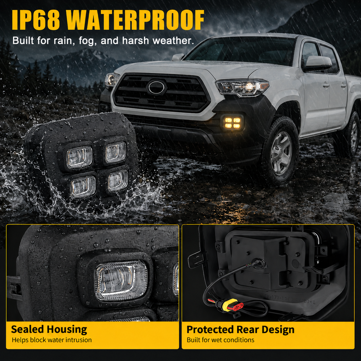 4 Eyes Style LED Fog Lights