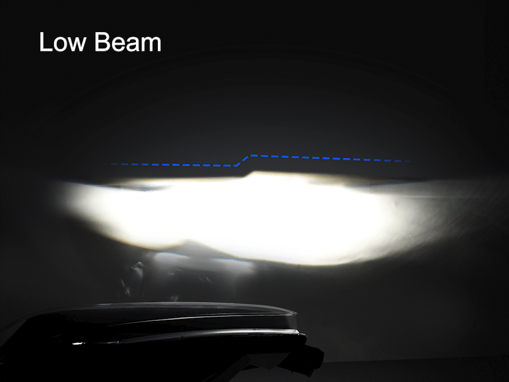 Full LED projector headlights for Toyota 4Runner, delivering brighter light output and safer night driving.