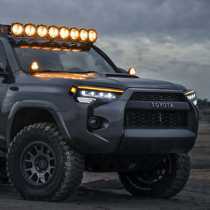 Toyota 4runner LED headlights with quad projector