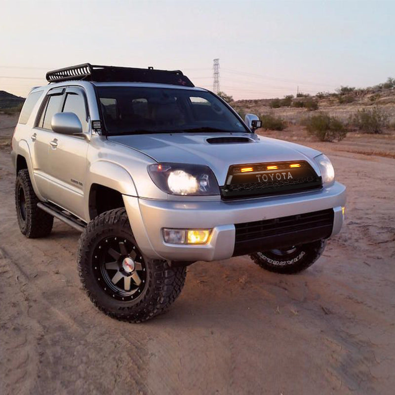 4th gen 4runner front grill with led raptor lights