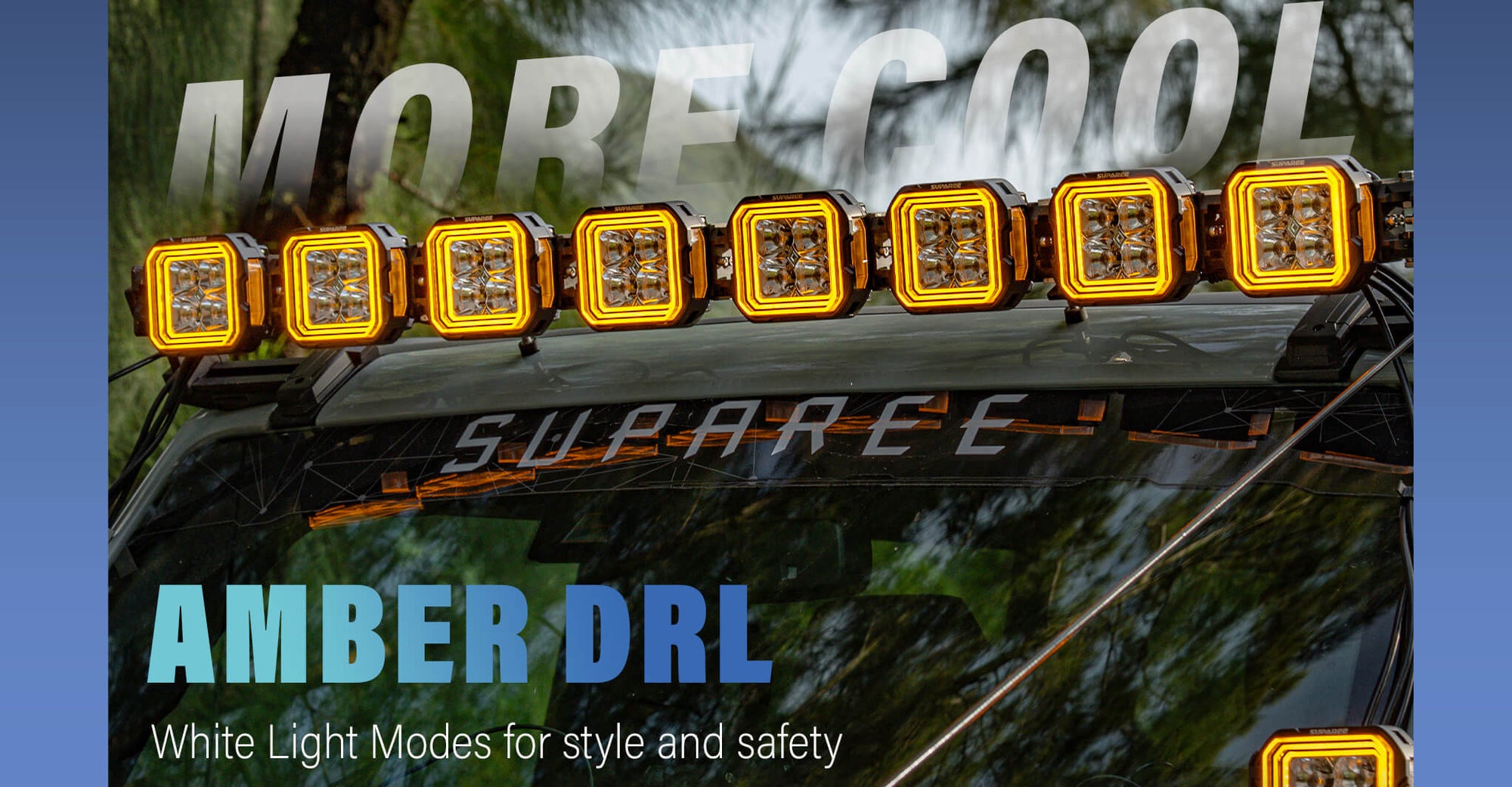5-Inch Dual-Mode A-Pillar Ditch LED Pod Lights for Jeep banner image