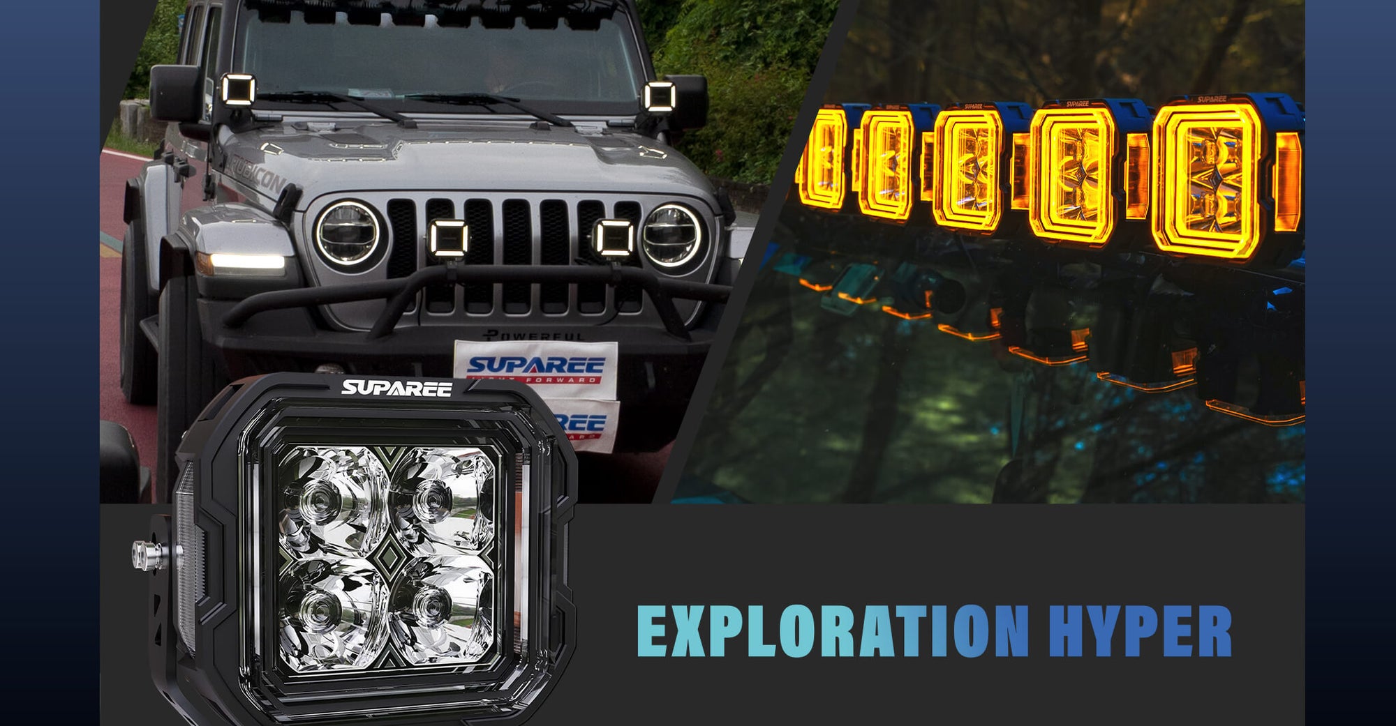 5-Inch Dual-Mode A-Pillar Ditch LED Pod Lights for Jeep banner image