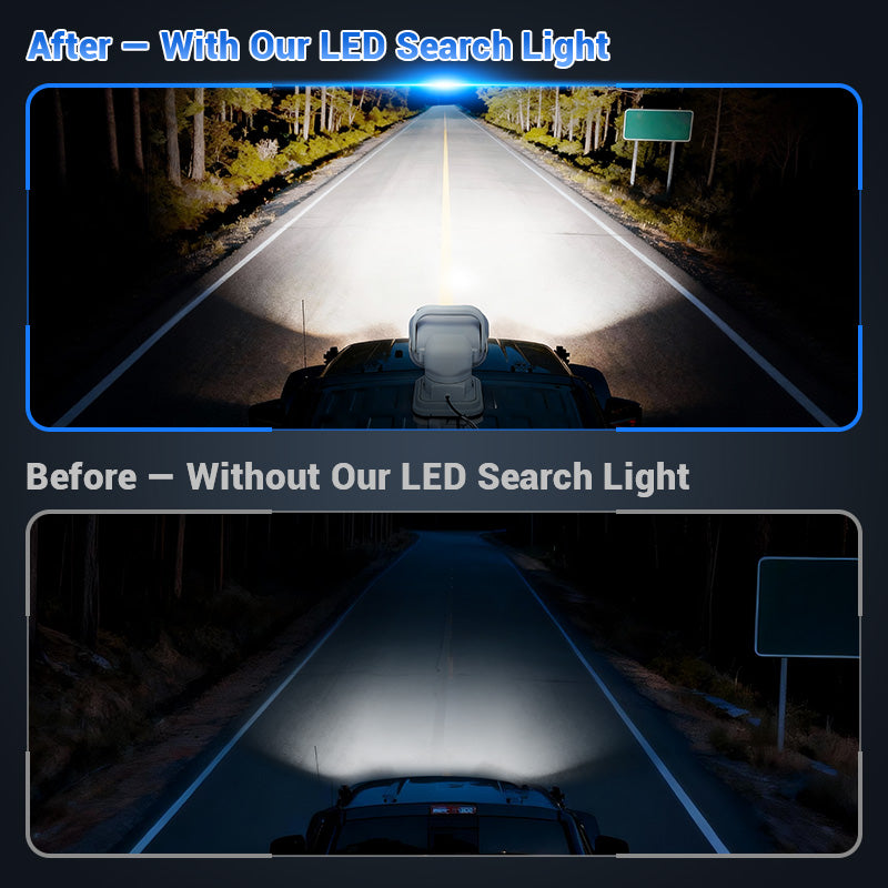 Remote Control Spotlight for Truck High-Intensity Spot Beam LED Light