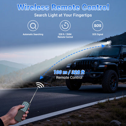 Remote Control Spotlight for Truck High-Intensity Spot Beam LED Light