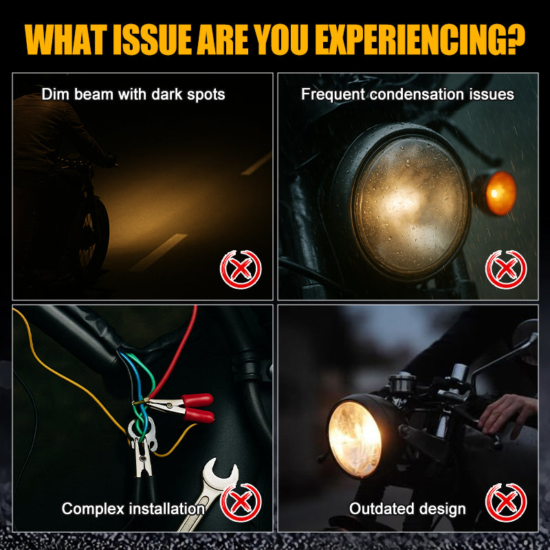 Faros delanteros LED para motocicleta de 5,75 pulgadas con luces DRL y intermitentes ámbar