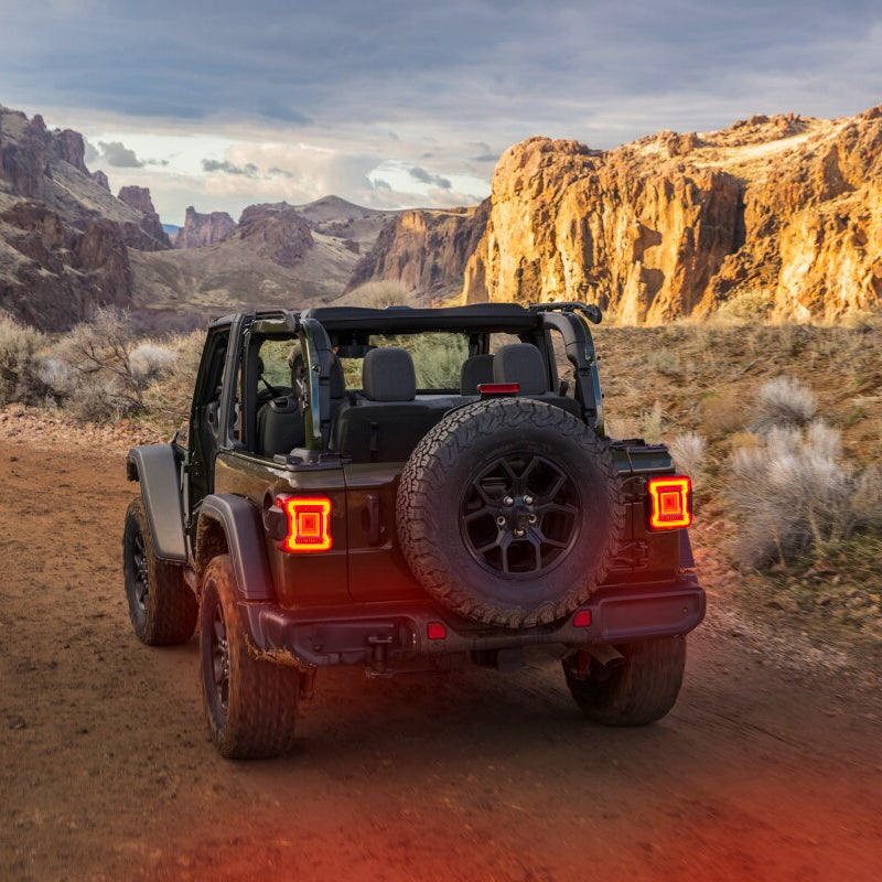Jeep Wrangler JL headlights details