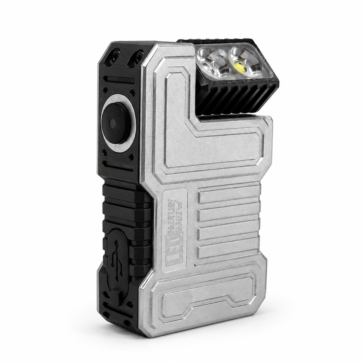 Long-Runtime 450-Lumen Magnetic Work Light with Red Warning Modes
