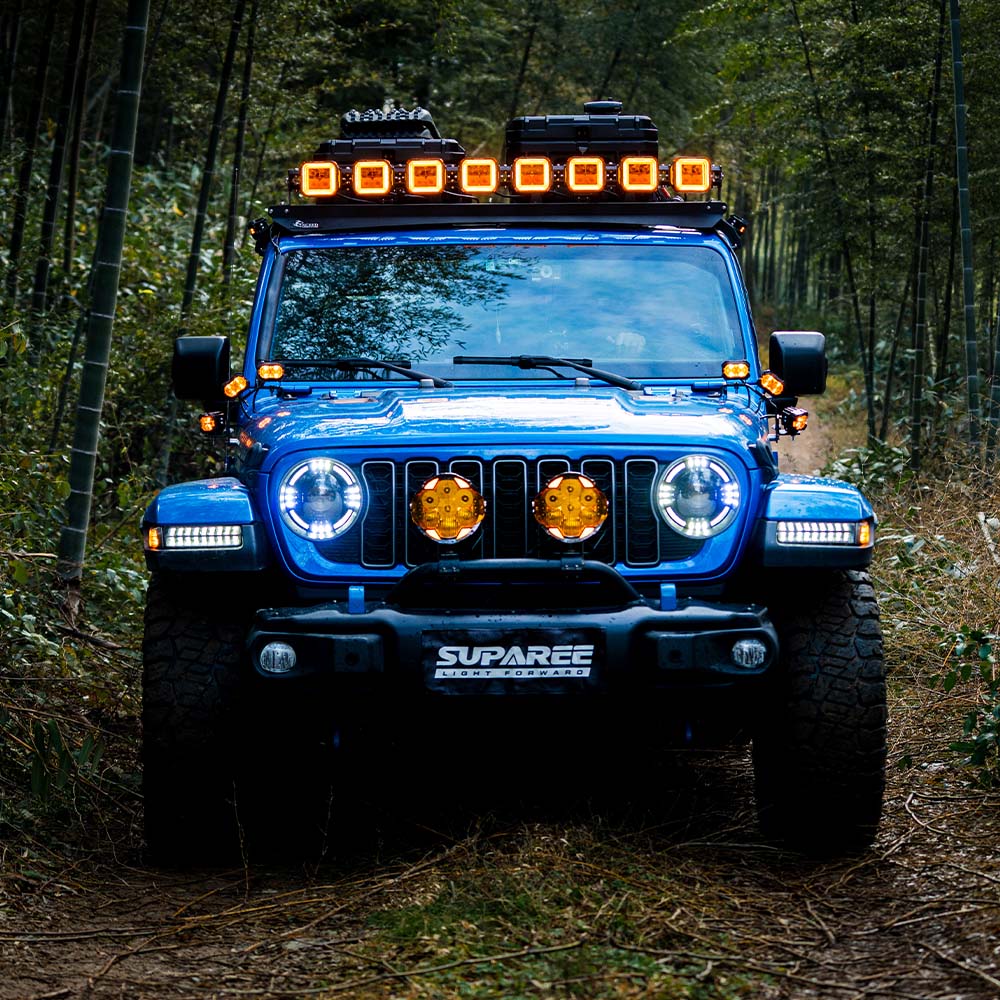 7" LED Pod Lights for Off-Road – 217° Ultra-Wide Beam 2030ft Range