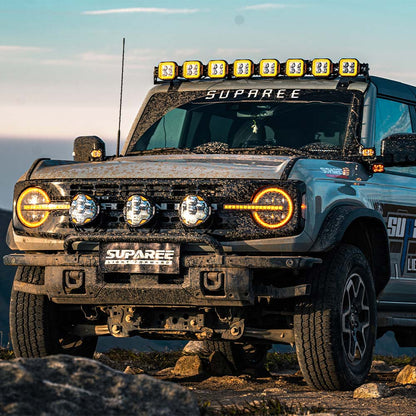 7" LED Pod Lights for Off-Road – 217° Ultra-Wide Beam 2030ft Range