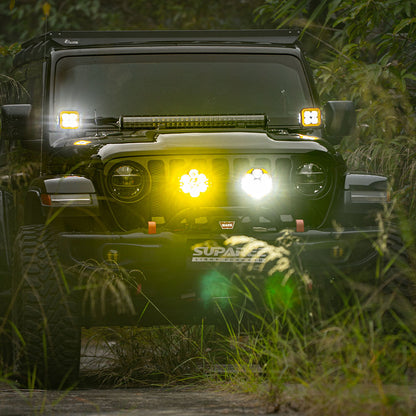 7" LED Pod Lights for Off-Road – 217° Ultra-Wide Beam 2030ft Range