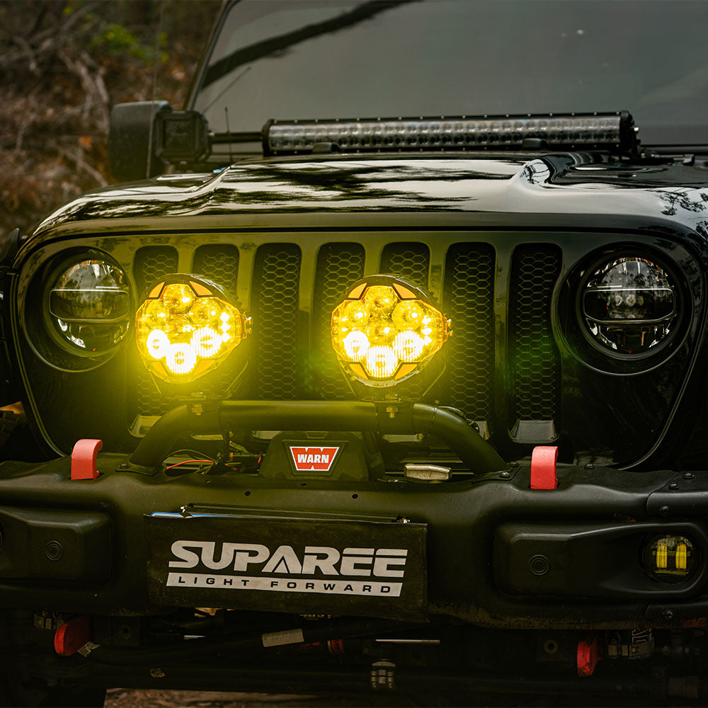 7" LED Pod Lights for Off-Road – 217° Ultra-Wide Beam 2030ft Range