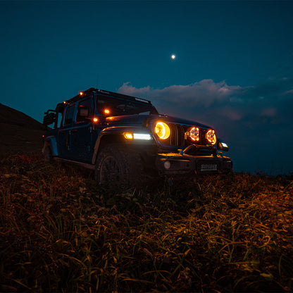 7" LED Pod Lights for Off-Road – 217° Ultra-Wide Beam 2030ft Range