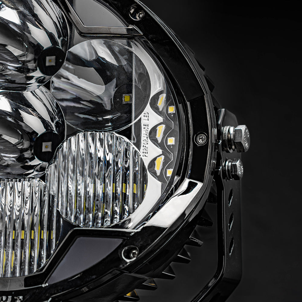 Helm 7" LED Pod Lights for Off-Road – 217° Ultra-Wide Beam 2030ft Range