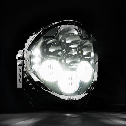 Helm 7" LED Pod Lights for Off-Road – 217° Ultra-Wide Beam 2030ft Range