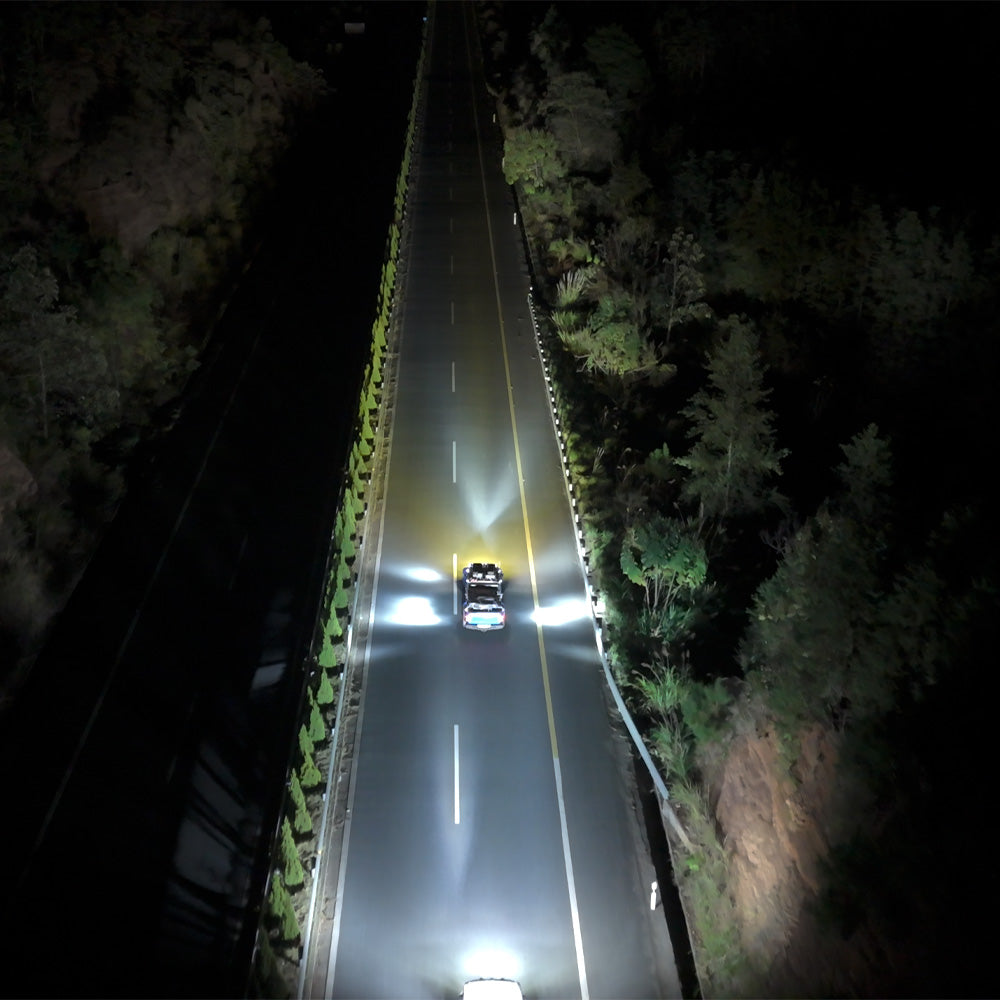 Helm 7" LED Pod Lights for Off-Road – 217° Ultra-Wide Beam 2030ft Range