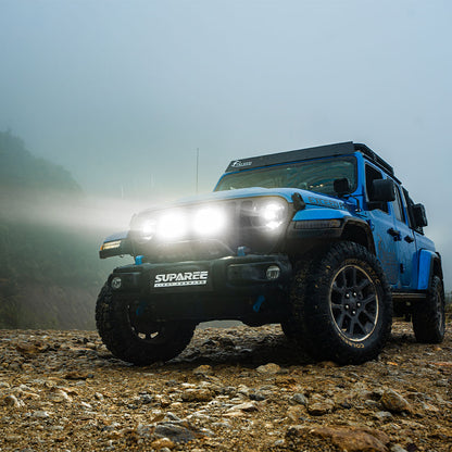 7" LED Pod Lights for Off-Road – 217° Ultra-Wide Beam 2030ft Range