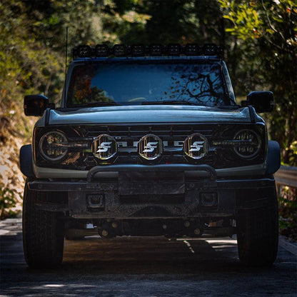 217 degree ultra wide beam off road lighting pods for trail and overland driving