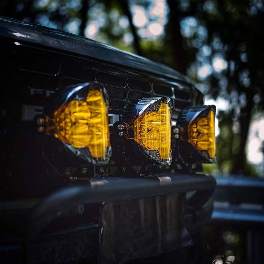 high performance 7 inch LED lighting pods with 13346 lumens and long distance beam