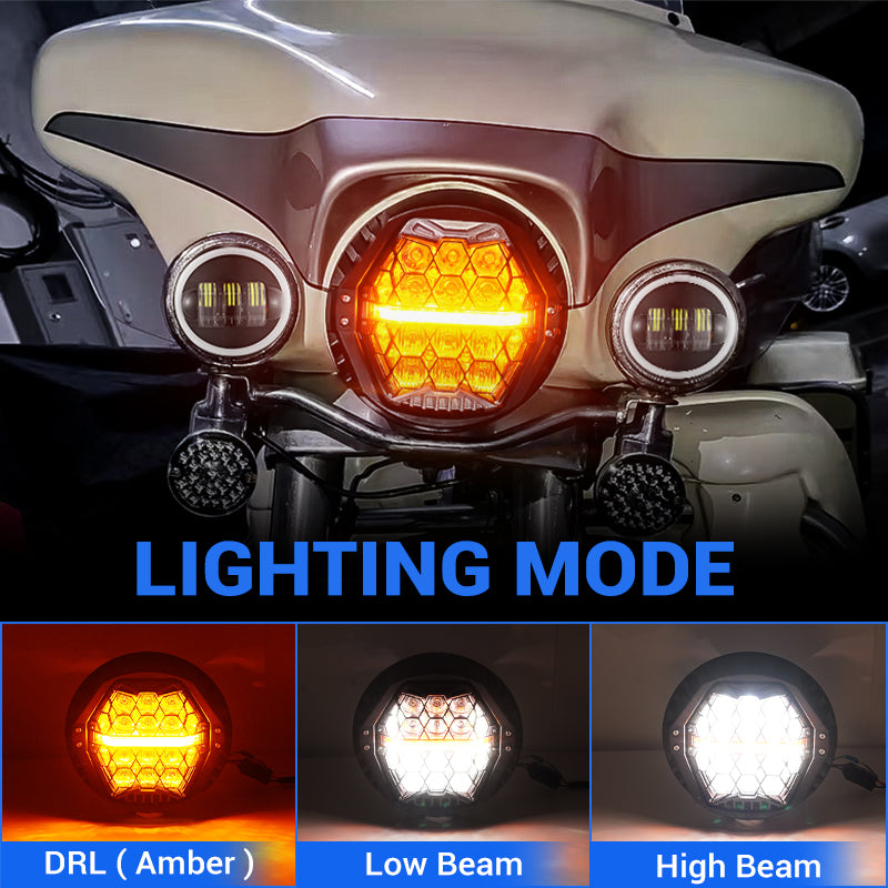 Harley headlights