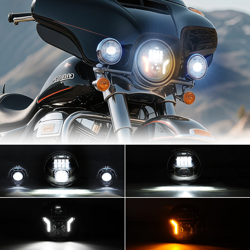 Harley headlights