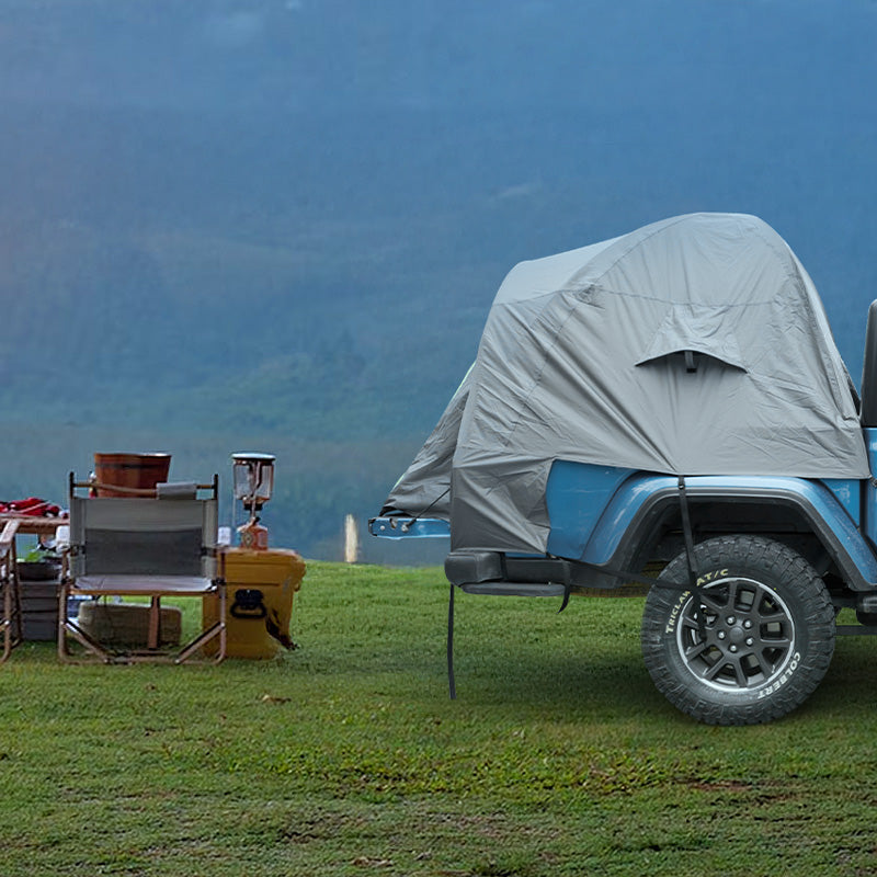 Waterproof 210D Gray Green Truck Bed Tent for Jeep Gladiator JT