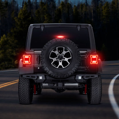 JL Mega Bundle - 9 Inch LED Halo Headlights with Turn Signals, Fogs, Tail Lights, Brake Lights For Jeep Wrangler JL