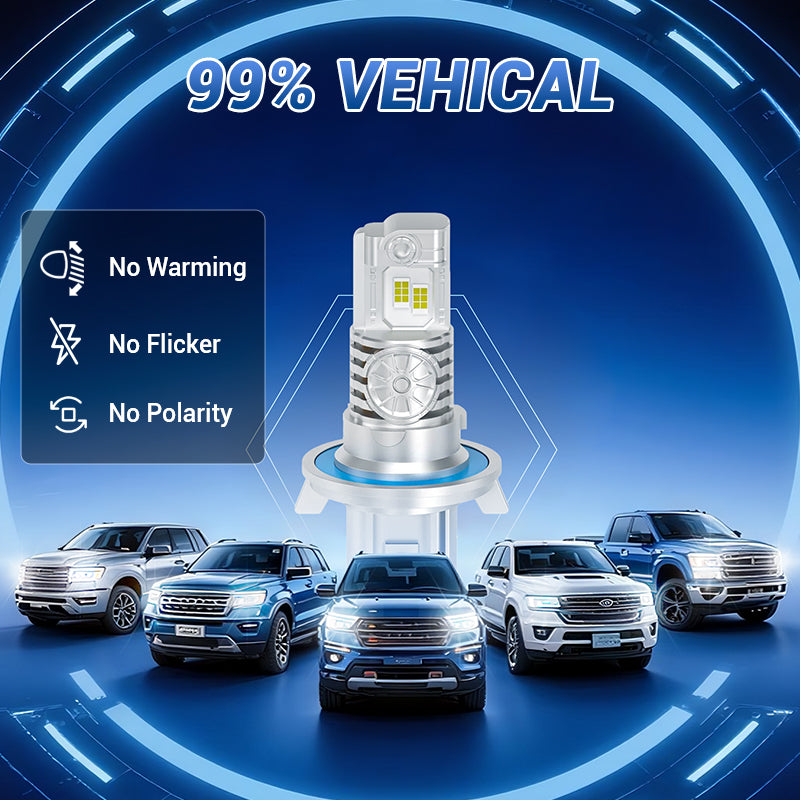 No warming, no flicker and no polarity