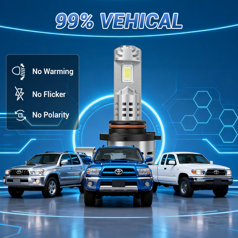 Compatible for Toyota 4Runner 2003 2004 2005 LED Faros Delanteros Hi/Lo + Luz Antiniebla Bulbs Compatible for Toyota 4Runner 2003 2004 2005 LED Faros Delanteros Hi/Lo + Luz Antiniebla Bulbs