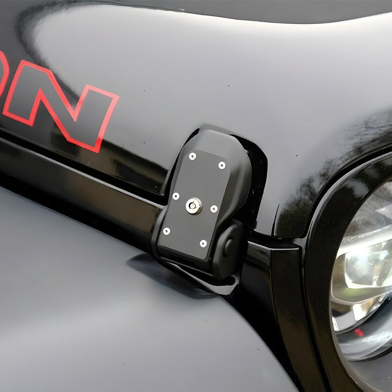 jeep wrangler hood latch locks