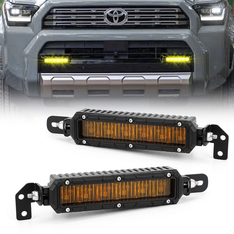 Aluminum Amber Bumper LED Fog Lights for 2025 Toyota 4Runner